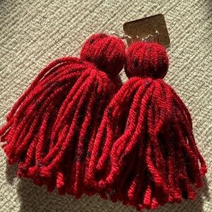 Tassel Yarn Earrings